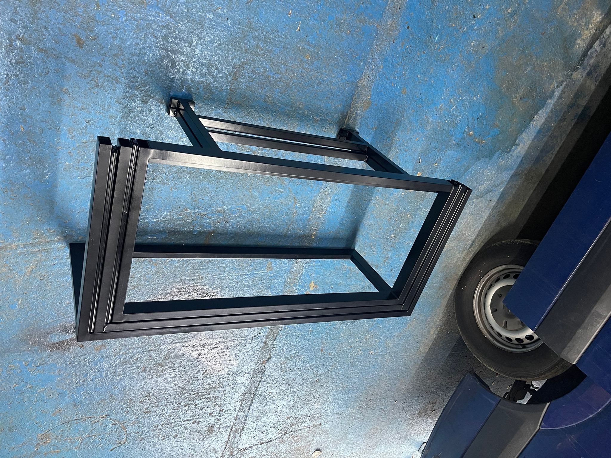 Bench Seat Pull Out Bed Frame for Camper Van Conversion Mild Steel - Image 7